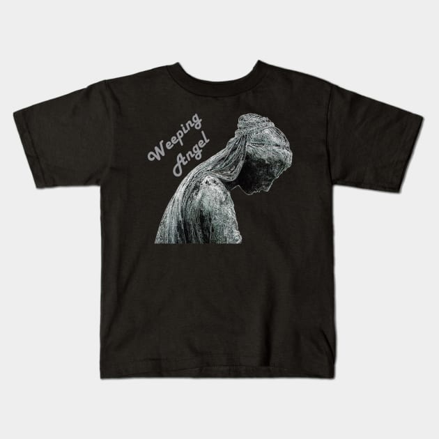 Weeping Angel Kids T-Shirt by Andy's Art